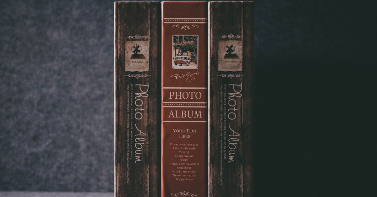 Elegant vintage photo albums displayed with artistic lighting, perfect for memory keeping.
